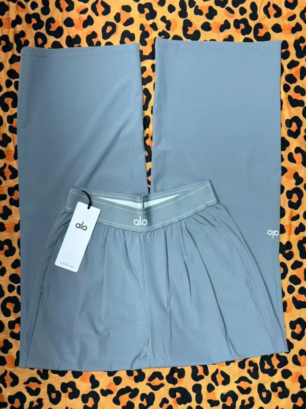 Alo Yoga Suit Up Trouser Steel Grey Regular 🧵 Slim Straight